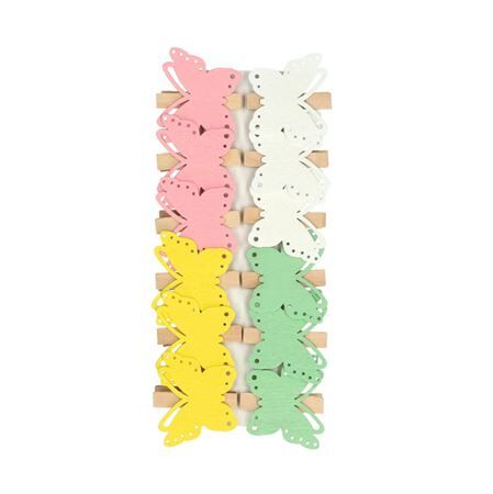 Klammer Schmetterling 4cm x24