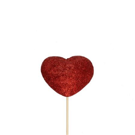 12cm Heart glitter 7cm