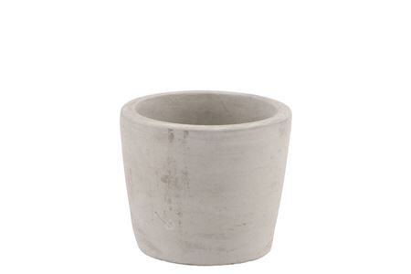 Béton Pot Rond Gris 8x7cm