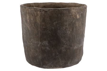 Iron Stone Grey Pot 30x28cm
