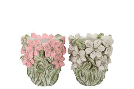 Dante Pink White Pot Pretty Ass 22x22x20cm