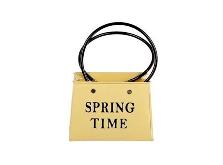 Pot Baggy Spring Time L14w7.5h11.5