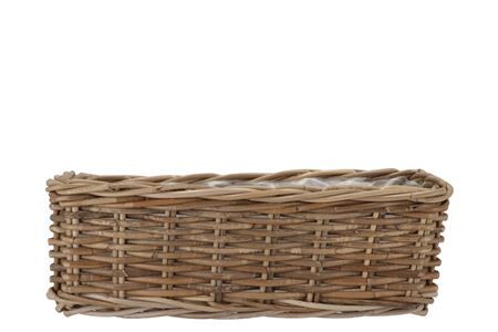 Rattan Kuboo Pot Balcony 50x15x17cm