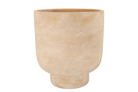 Florence Antique Gold Pot Round 28x28x31cm Nm