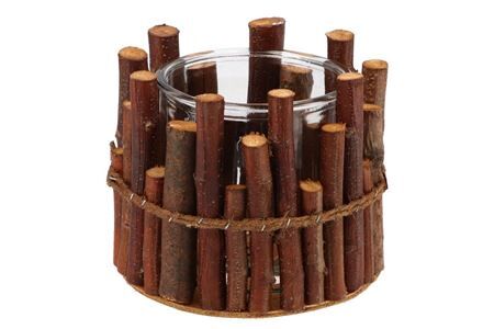 Birkenäste Glastopf 16x14cm