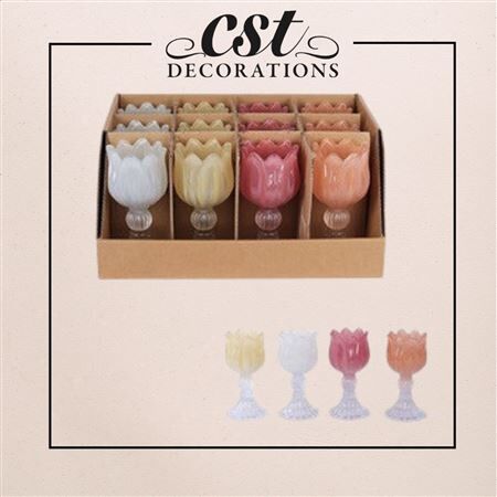 Portacandeline Fleur d04*15cm