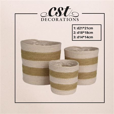 Cesti Paper S/3 d21*21cm