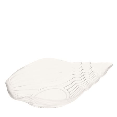 Glas schelp schaal d20*12*5cm