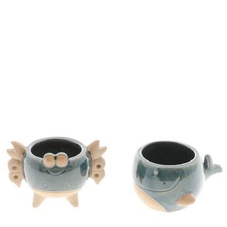 Ceramica Ocean pot 12*10*8.5cm