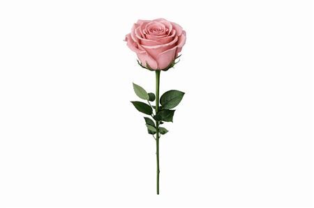 Ro Pres Stem 50cm Pink Dusty