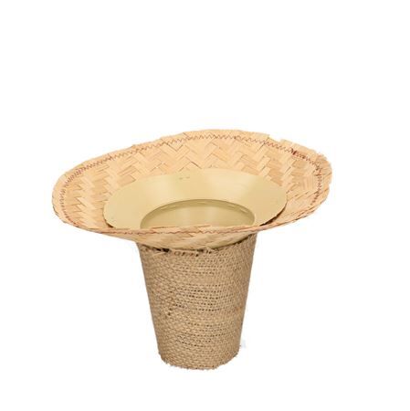 Jute bamboo d26*20cm
