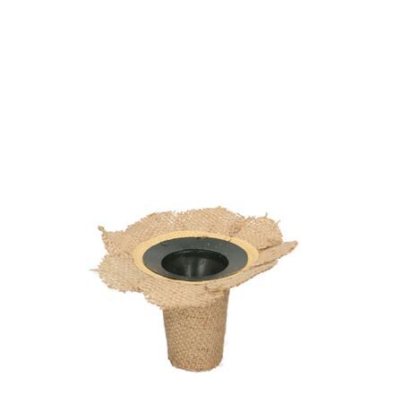 Jute flower d20*12cm