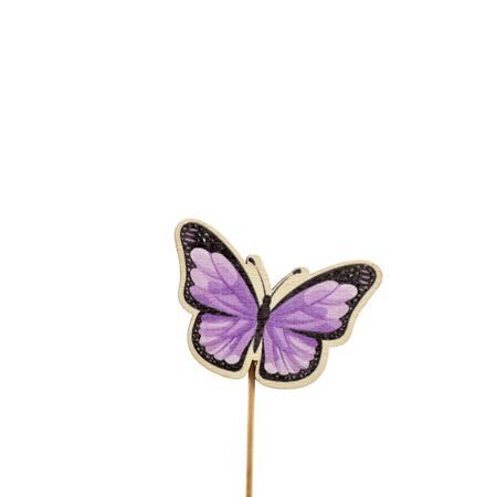 12cm Papillon bois 6cm