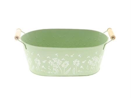 Pot Zinc Green 25x15x10