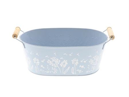 Pot Zinc Blue 25x15x10
