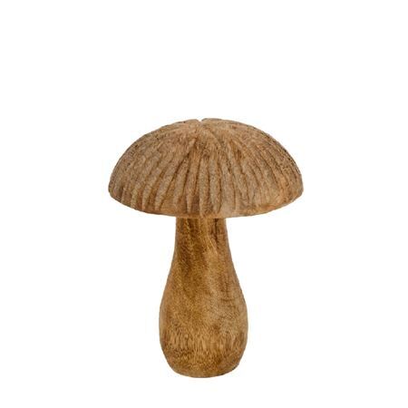 Deco Mushroom wood d11*14cm