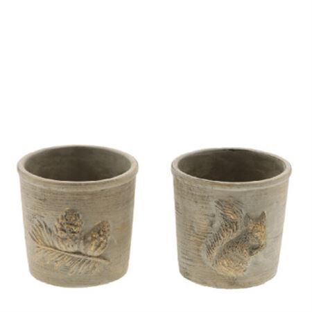 Ceramics Minka pot d12*10cm