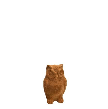 Deco owl flock 06*10cm