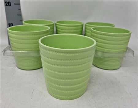 Ceramic Pot Aarhus Green D13xh12.5