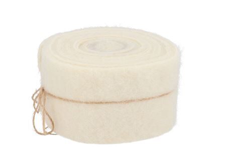 Ribbon Felt 5m X70mm Off White
