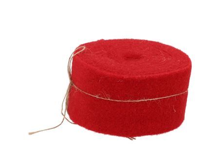 Ribbon Felt 5m X70mm Red