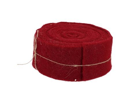 Ribbon Felt 5m X70mm Dark Red