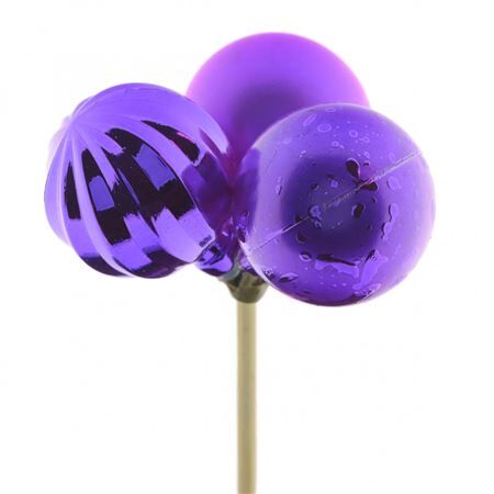 50cm Christm.baub.trio 4cm mix