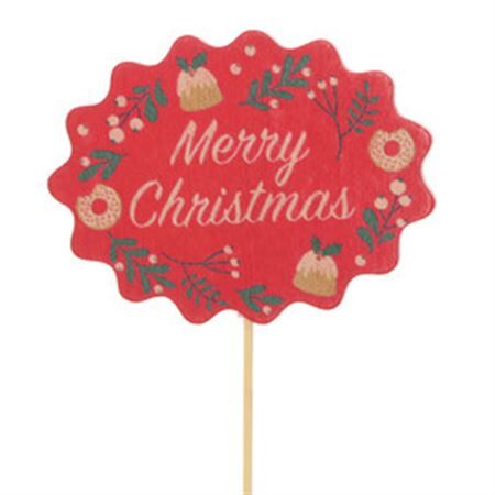 10cm Merry Christmas 6.5*8.5cm