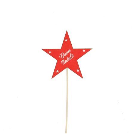 15cm Star Buon Natale 7cm