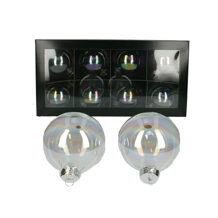 Ball  80mm clear x8