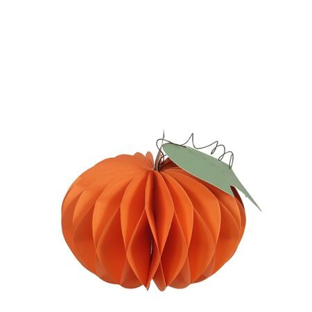 Deco pompoen papier 12*10cm