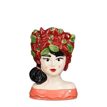Ceramics Planter lady 13*9*19cm