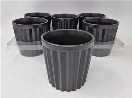 Pot Ceramic Viborg Black D13