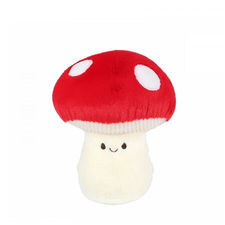 Deco mushrooms pluche 18cm