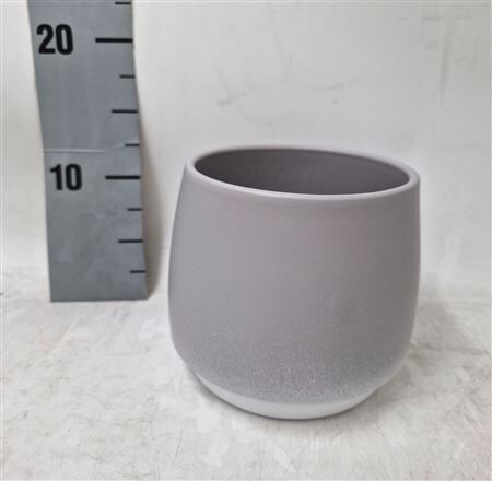 Pot Ceramic Grey D15