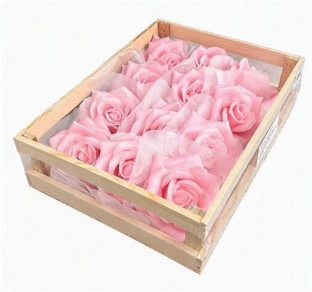Deco Wax Rose Light Pink D10