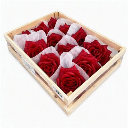 Deco Wax Rose Red D10