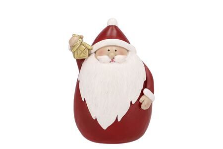 Belly Jolly Red Xmas Santa 10x9x14cm