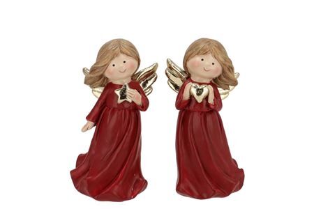 Belly Jolly Red Angel Wings 7x6x14cm