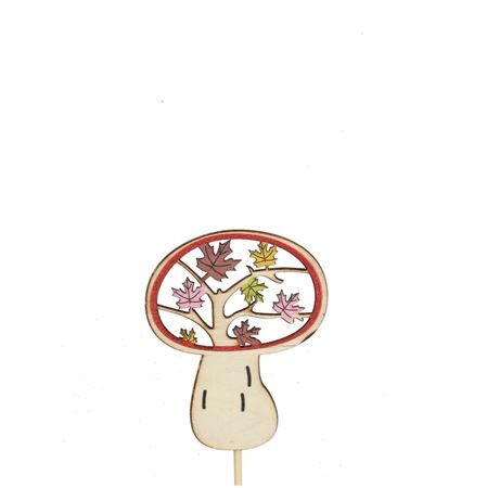 10cm Mushroom leaf 7*8cm