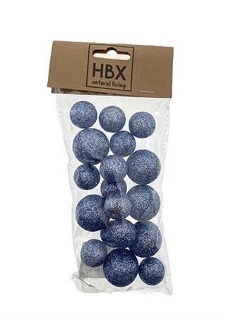 Ball With Glitter 18pcs D2