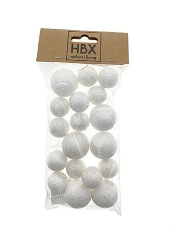 Ball With Glitter 18pcs D2