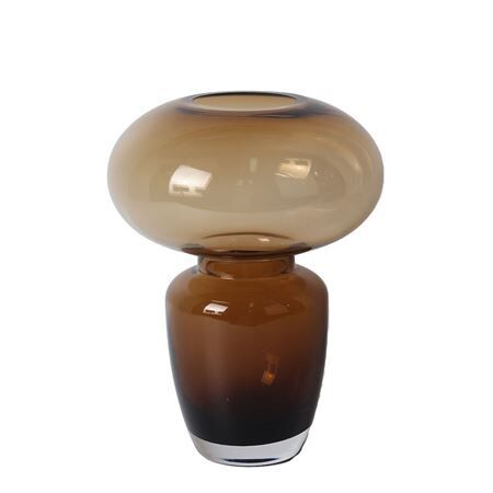 Glass vase Latte d20*27cm