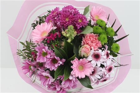 Boeket 15 Tak Roze