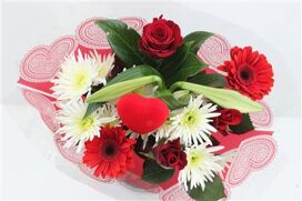 Boeket Splash Rood Valentijn